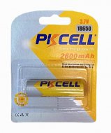 Аккумулятор Pkcell Li-ion, 2600mAh, 3.7V, с защитой (1 шт.)