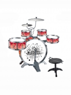 Детская барабанная установка PlayDrum со стульчиком