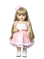 Силиконовая кукла Реборн девочка Сабрина, 55 см