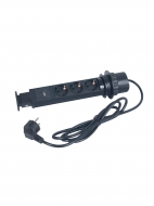 Выдвижная розетка CorePort E3 (3 розетки, USB-A, USB-C, 1.8 кабель)