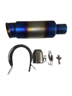 Глушитель SC Project для мототехники, 36-51 мм, термо-градиент