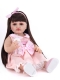 Говорящая силиконовая кукла Реборн девочка Кэтрин, 55 см